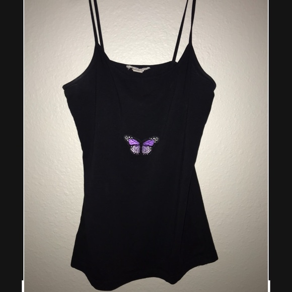 Tops - Cute Black butterfly T Shirt